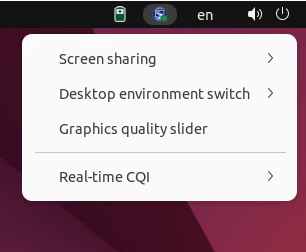 System tray icon