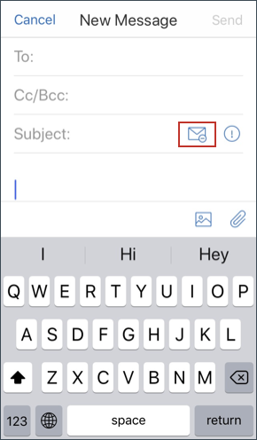 Secure Mail compose email