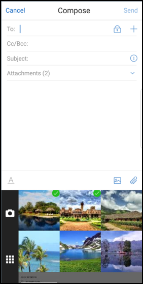 Image of the Select Images option