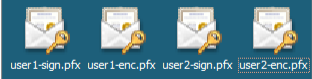 Image of the certificate labels