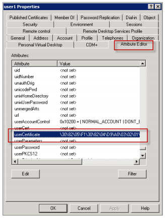Image of the Attribute Editor tab
