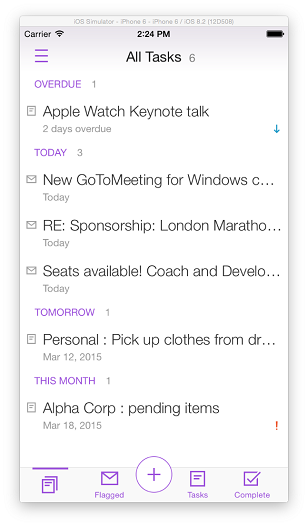Image of all tasks