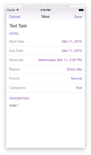 Image of the Secure Task list