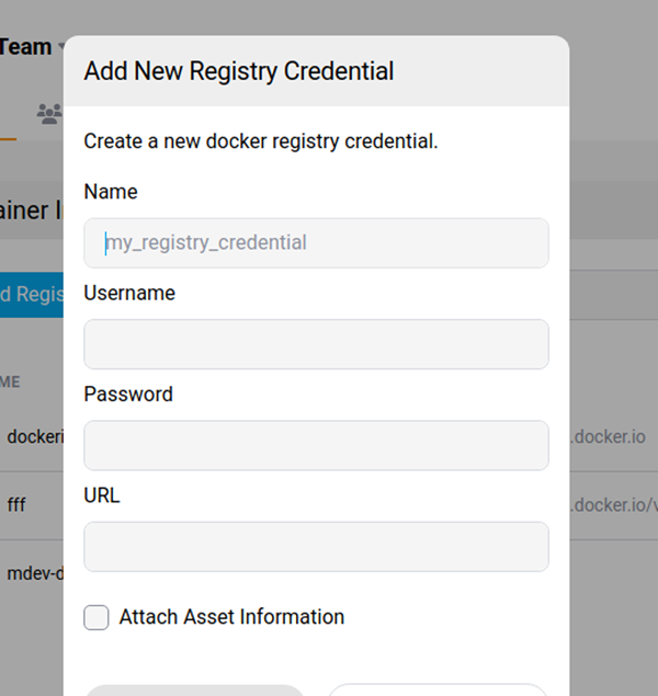 add-credentials