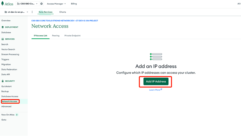 Creating a MongoDB Service