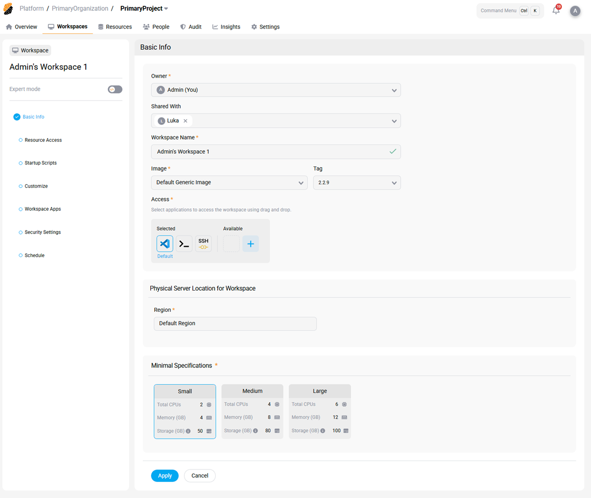 SSH Access Organization