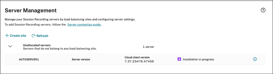 Checking installation progress