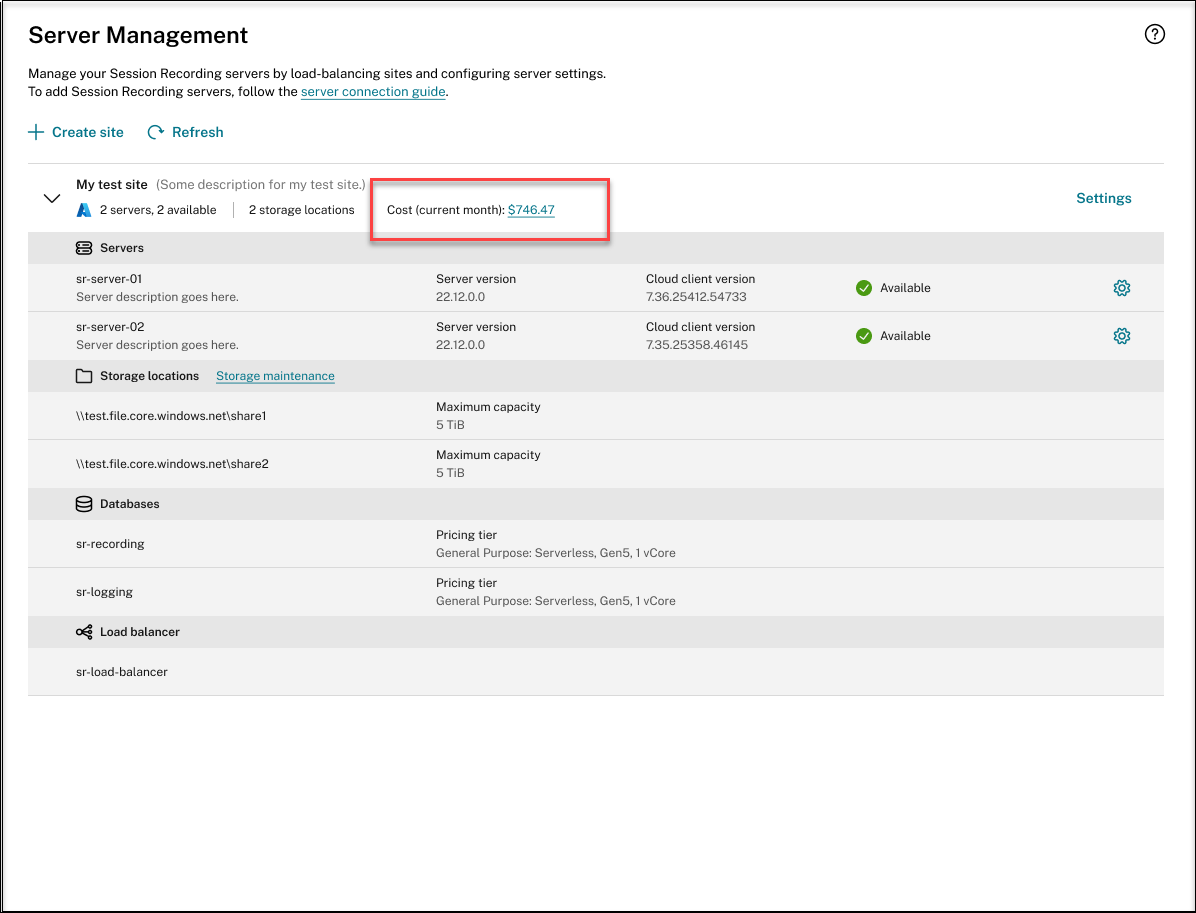 Cost for using Azure