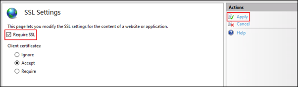 Require SSL