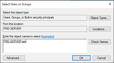 Select Users or Groups