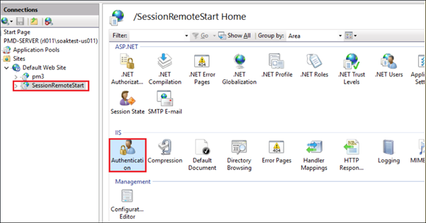SRS authentication