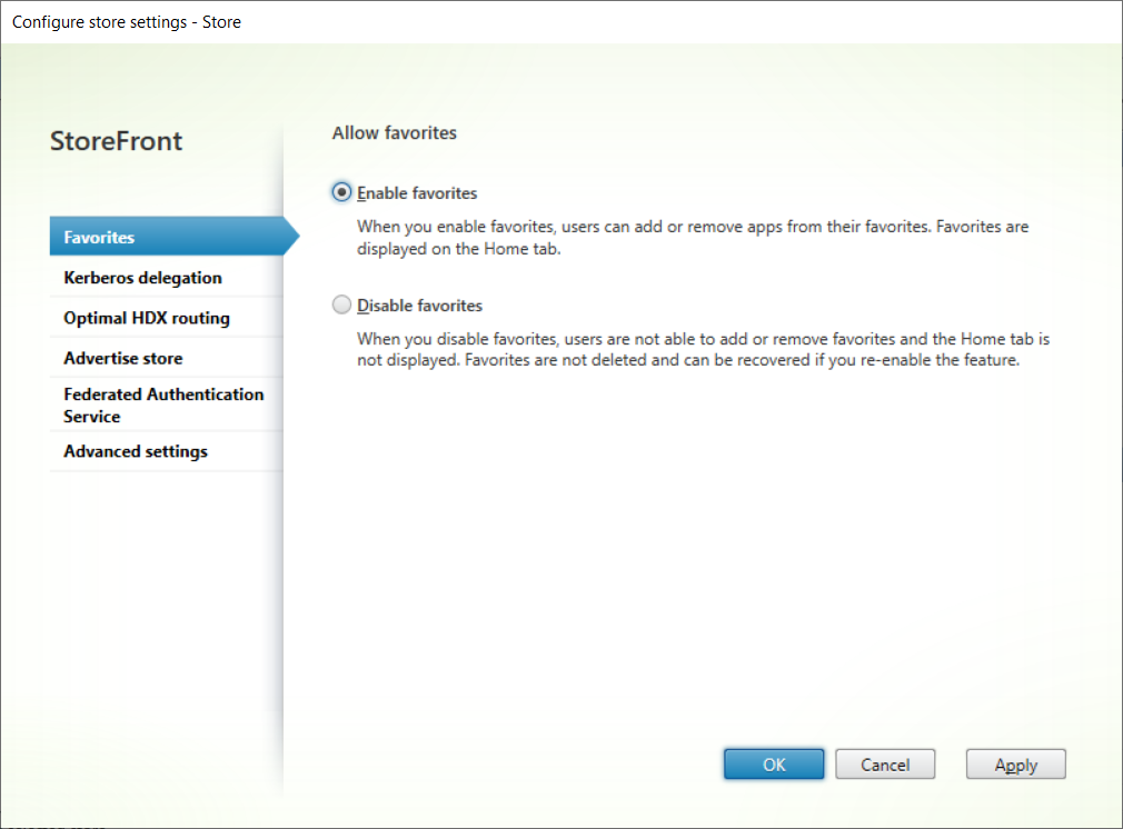 Screenshot of Configure store settings window, User Subscriptions tab