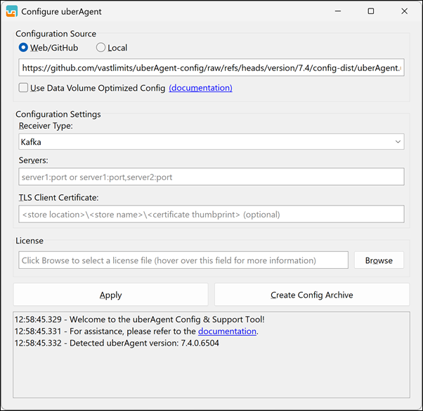 Kafka Settings