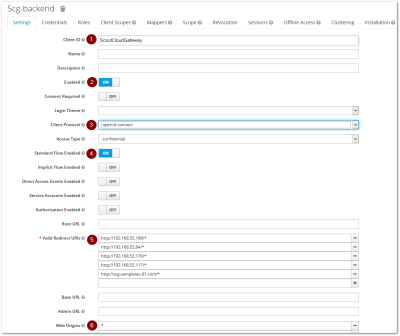 Keycloak Client Configuration