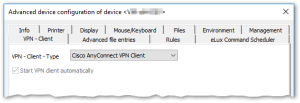 Advanced config