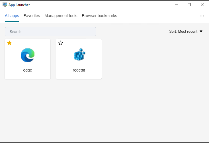 Application launcher