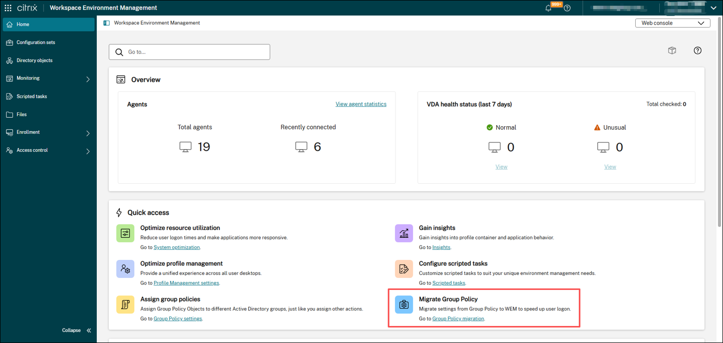 Migrate import tool