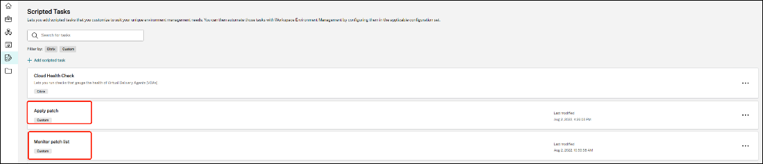 Scripted Tasks