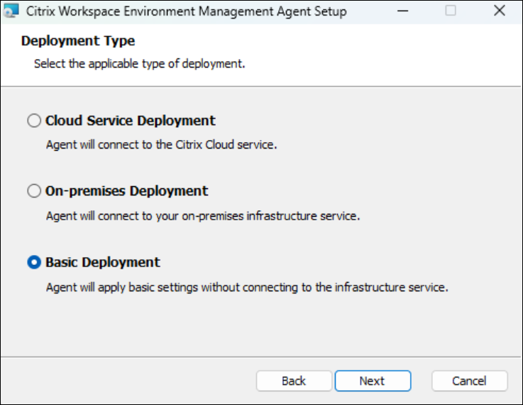Basic Deployment