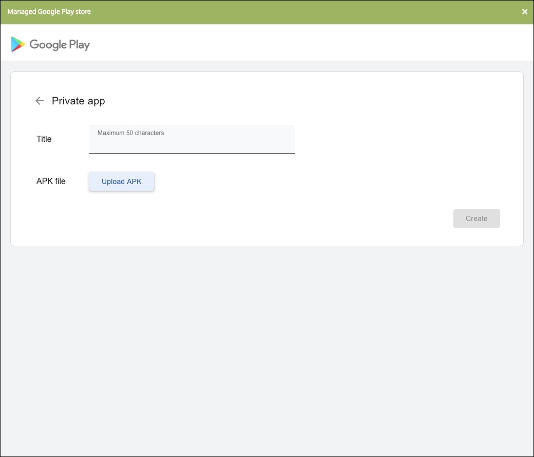 Add an apk file