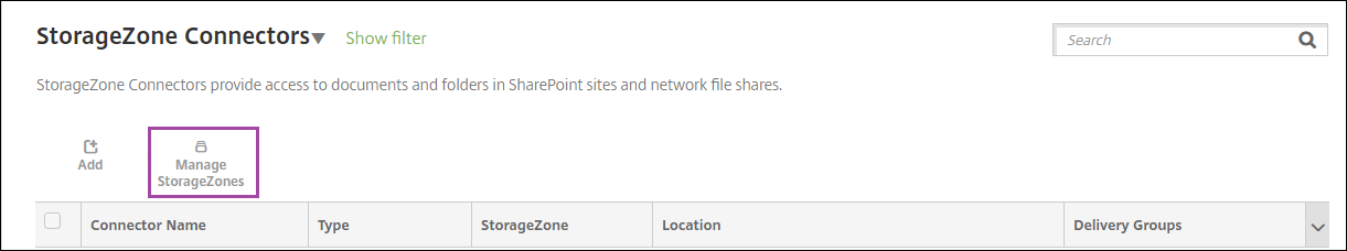 ShareFile configuration
