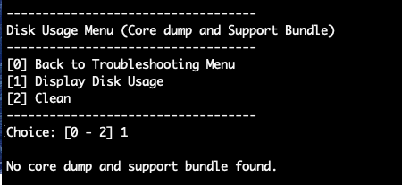 Disk Usage list