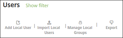 Image of user groups management