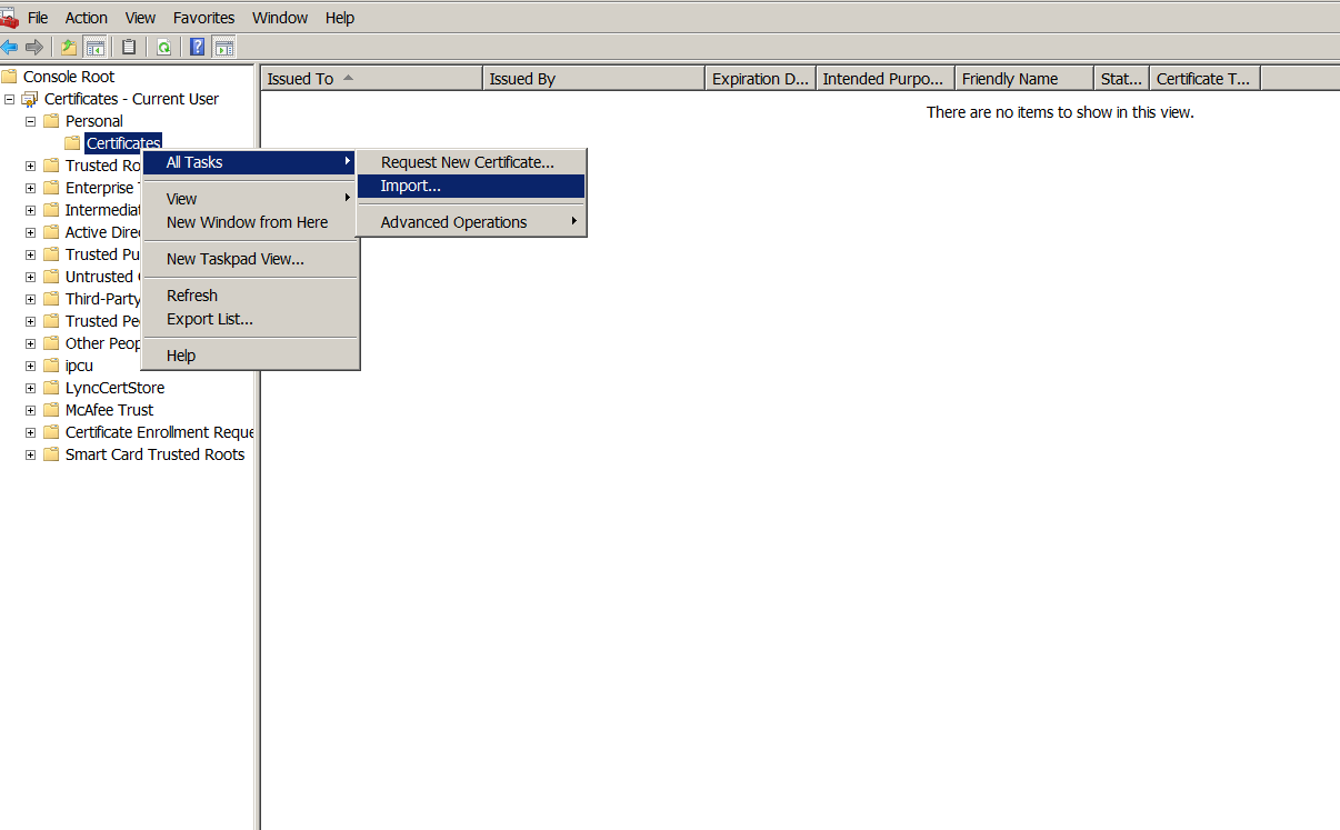 SmartAccess configuration