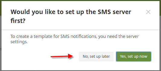 SmartAccess configuration