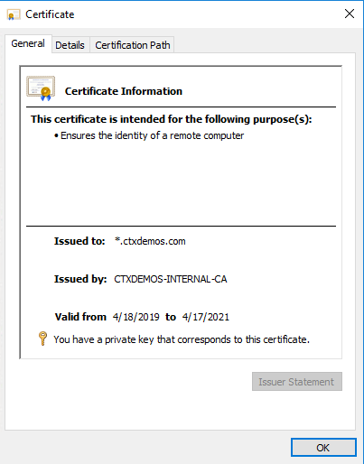 Certificate authority