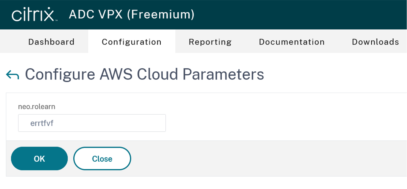 Configure AWS Cloud Parameters