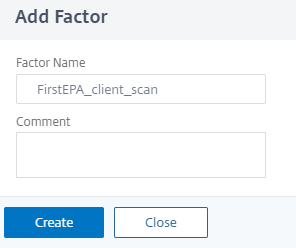Add factor name