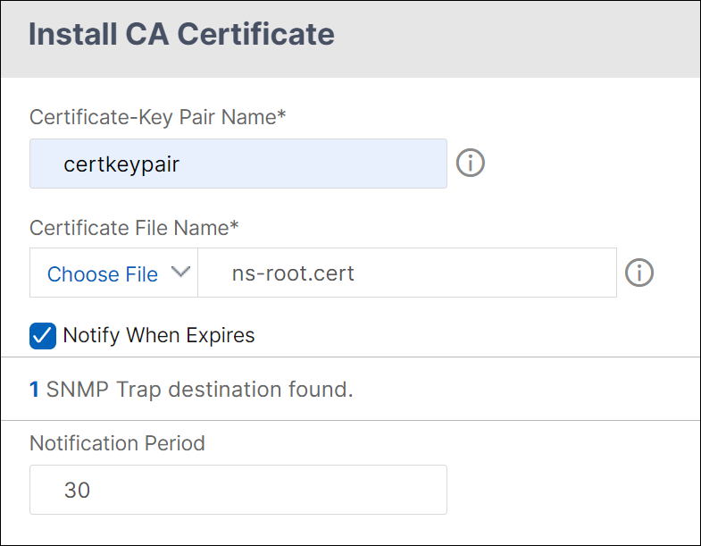 Installer un certificat CA