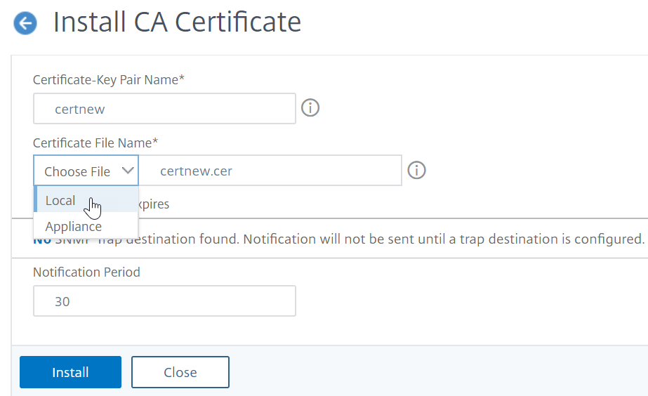 CA-Zertifikat 2