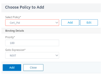 Add LDAP authentication policy