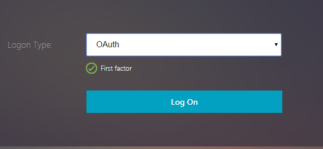Opción OAuth