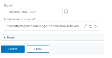 dual authentication schema