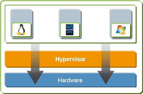 Architektur von ADC VPX auf Hypervisor