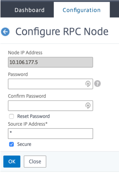 configurer le nœud RPC