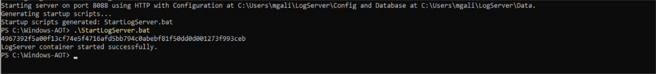 AOT Log Server 2