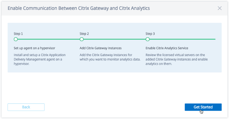 Sources de données liées : sélectionnez Citrix Gateway