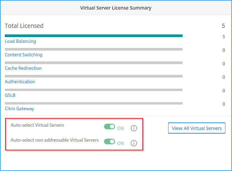 Virtuellen Server automatisch auswählen