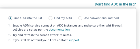 Find ADC in the list