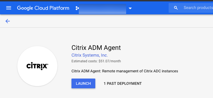 Launch Citrix ADM agent
