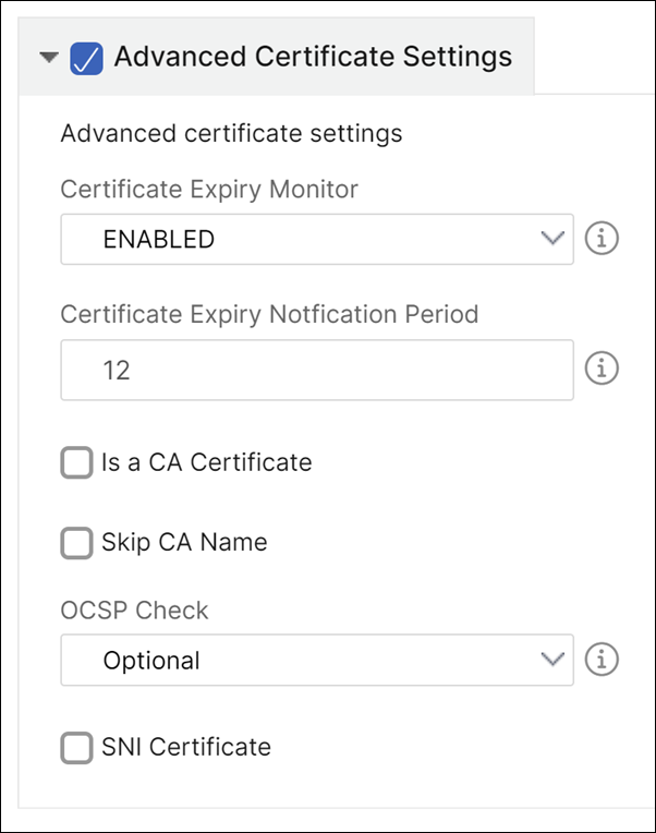 Configuración avanzada de certificados de Sharepoint