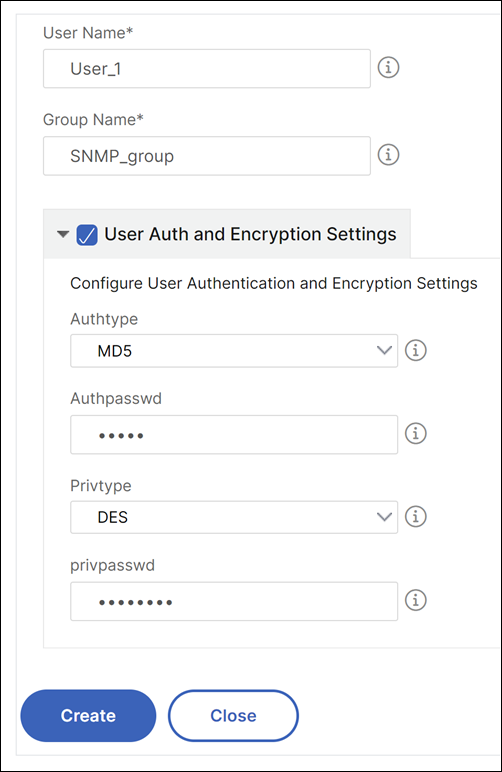 SNMP User