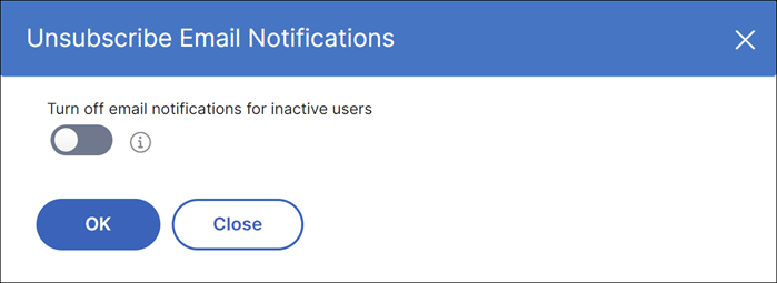 Unsubscribe Email Notifications
