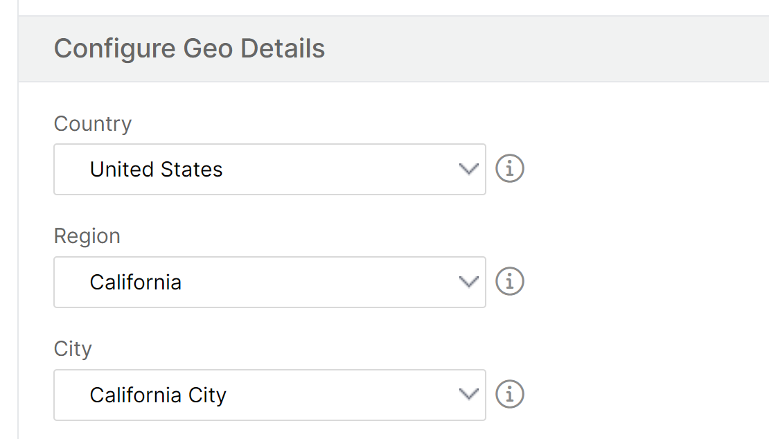 Geo details