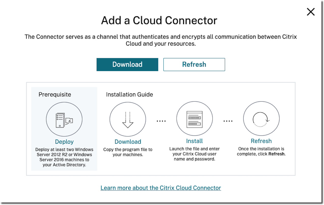 Cloud Connectorウィンドウの追加
