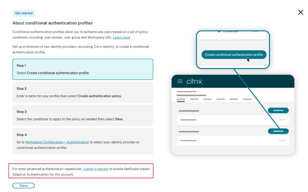 Conditional Authentication profiles